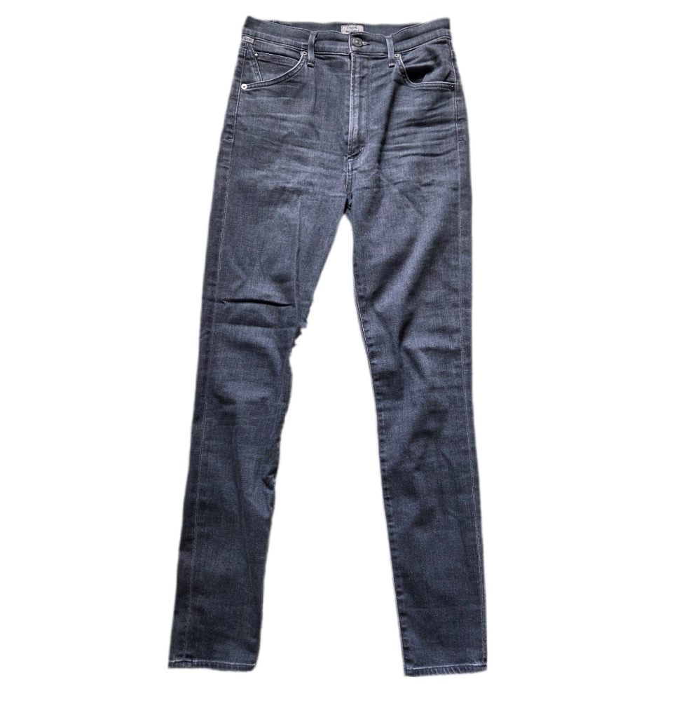 Citizens Of Humanity Black Chrissy Uber High Rise Skinny Jeans Women's 27